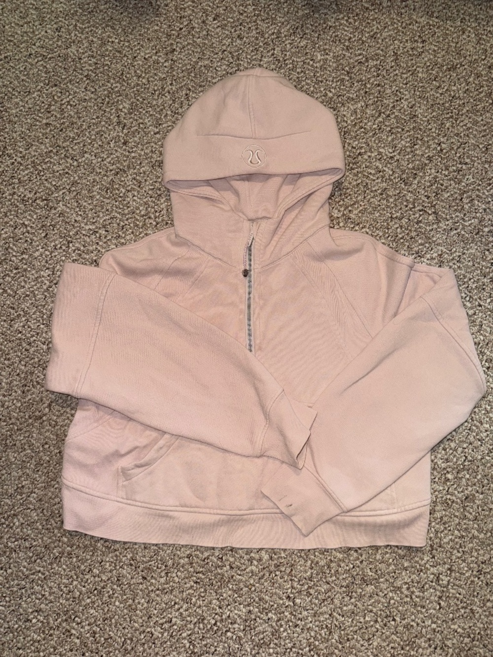 Lululemon Scuba Half-zip • Flush Pink • M/L